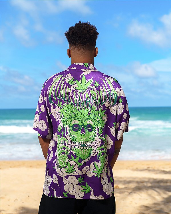 Camisa Skullherb Roxa