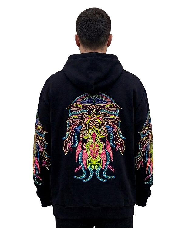 Moletom Canguru Flanelado - Jellyfish