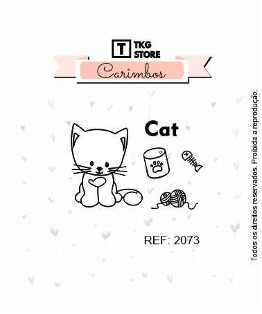 Carimbo Gatinho Cat 2073