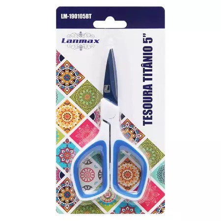 Tesoura Premium Titânio 5" Lanmax