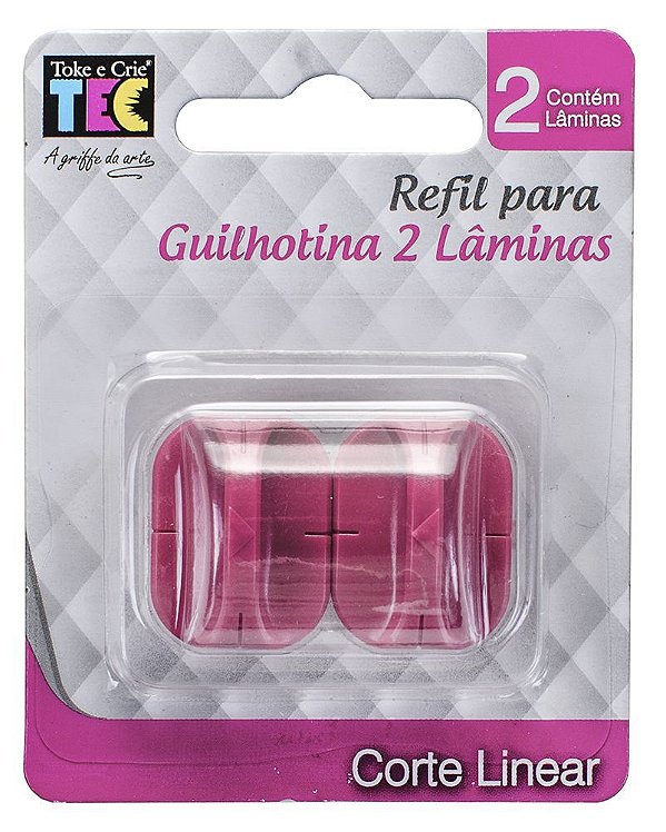 Refil para Guilhotina 2 Lâminas Corte Linear 31cm Toke e Crie 19884