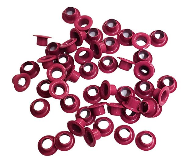 Ilhós Alumínio Pink TKG Store 8mm - 50un