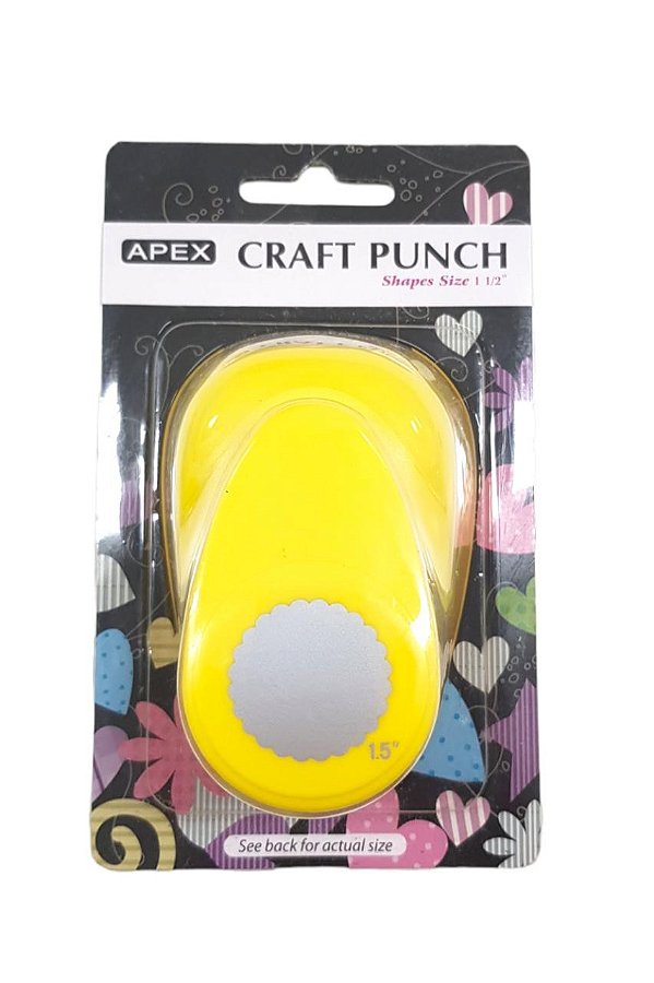 Furador Gigante Circulo Escalopado 1,5" Apex