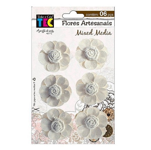 Flores Artesanais Mixed Midea Rosas Toke e Crie 16982