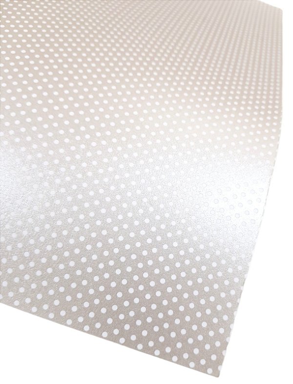 Folha Scrapbook Metalizada Bolinhas Bronze PDBOB Metallik