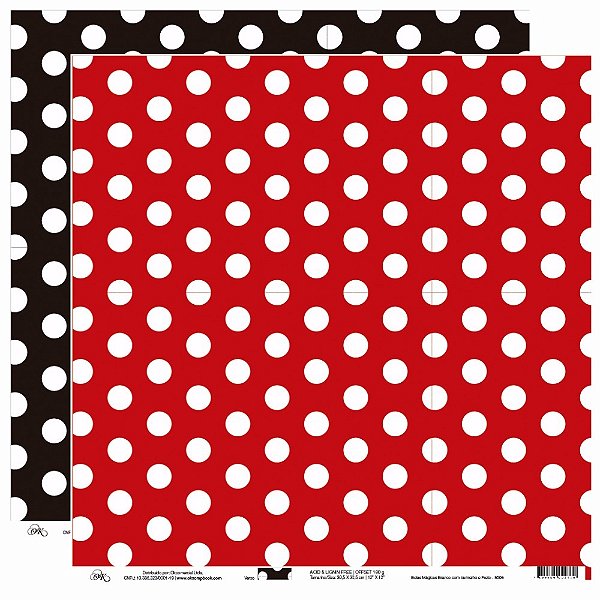 Folha Scrapbook Dupla Face Disney Ok Scrapbook Bolas Mágicas - 8508