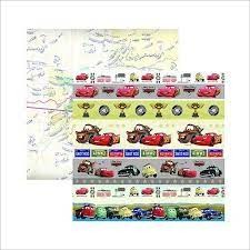Folha Scrapbook Dupla Face Disney Toke e Crie Carros Faixas - 19677
