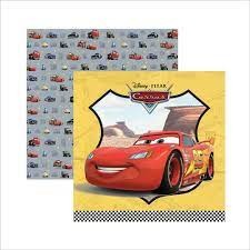 Folha Scrapbook Dupla Face Disney Toke e Crie Carros Guirlanda - 19695