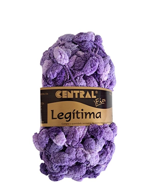 Novelo de Lã - Legítima Central Fios Mescla Lilás 100160-163