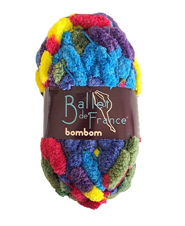 Novelo de Lã - Fio Bombom Ballet de France Mescla Colorida 1325