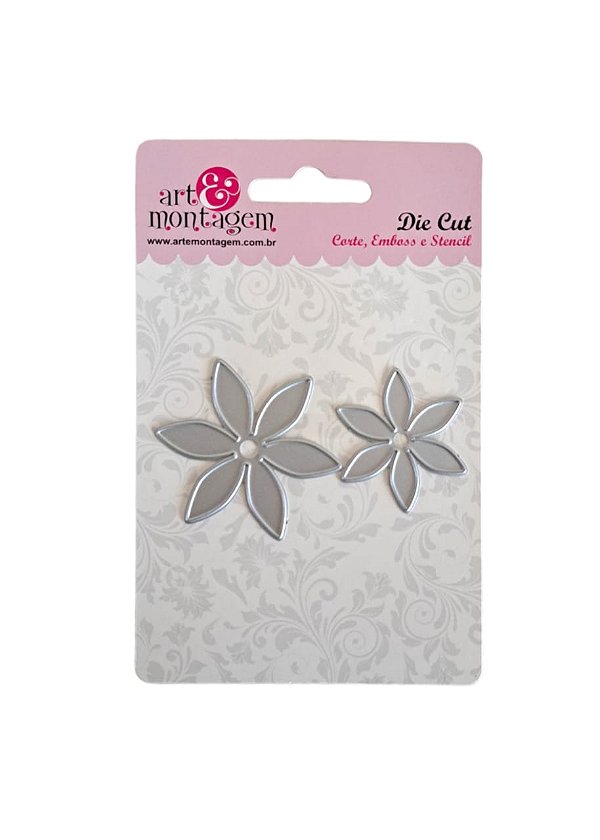 Faca para Corte ART E MONTAGEM - Flor 6 Pétalas - FAC155