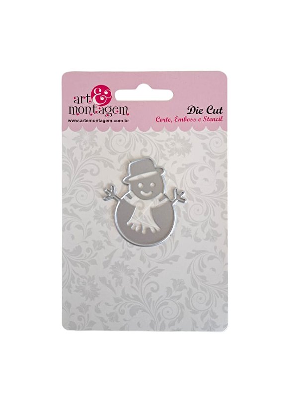Faca para Corte ART E MONTAGEM - Boneco de Neve - FAC166