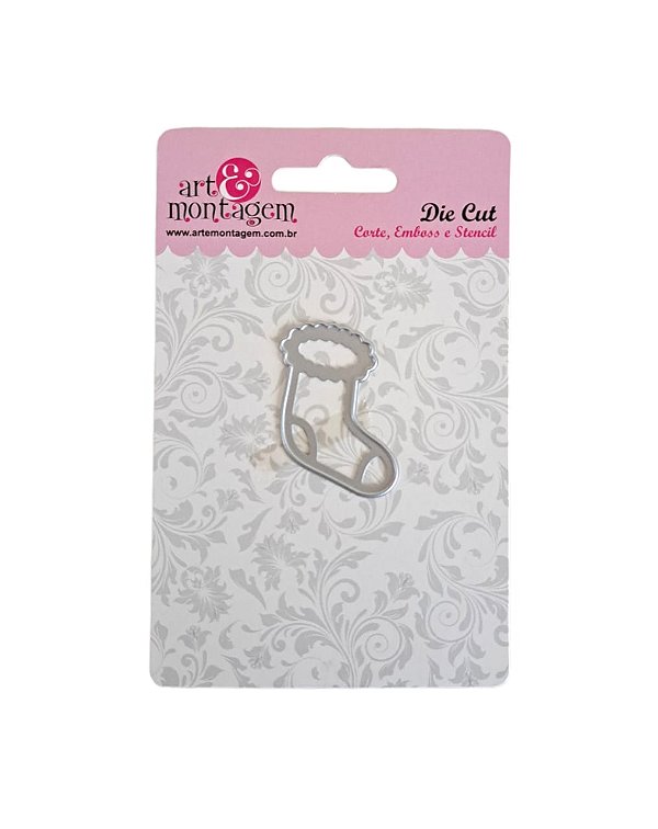 Faca para Corte ART E MONTAGEM - Bota de Natal - FAC170