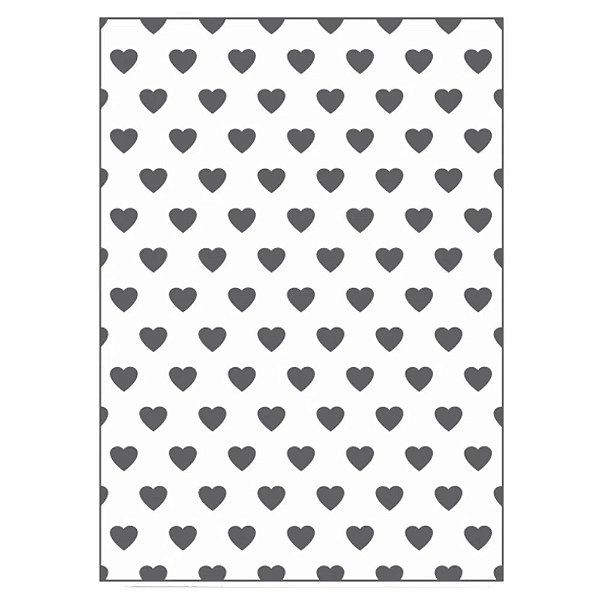 Placa para Relevo 2D Elegance Toke e Crie 128 x 180 mm – Corações 21457 – PPR020