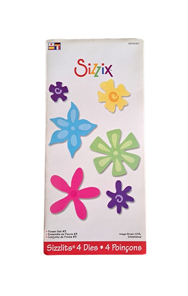Faca para Corte Flower Set Sizzix 654490 - AVARIADO