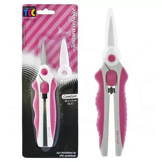 Tesoura Infinite Comfort 16,5cm - Toke e Crie 14371