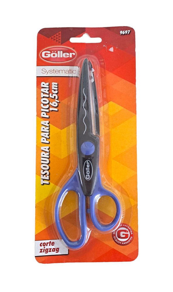 Tesoura Artesanal Ondas Goller 16,5cm - G037-1
