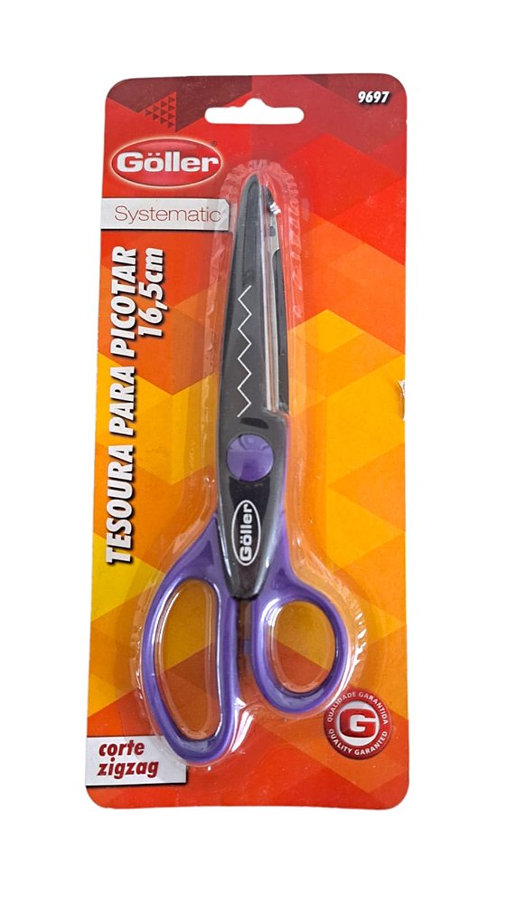 Tesoura Artesanal Zigzag Goller 16,5cm - G037-2