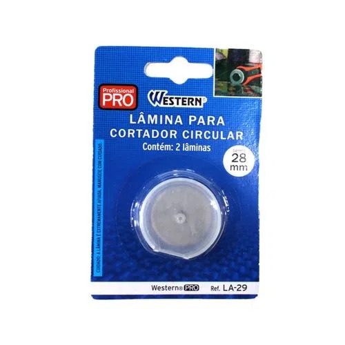Refil para Cortador Circular Western 2 Lâminas 28mm LA29
