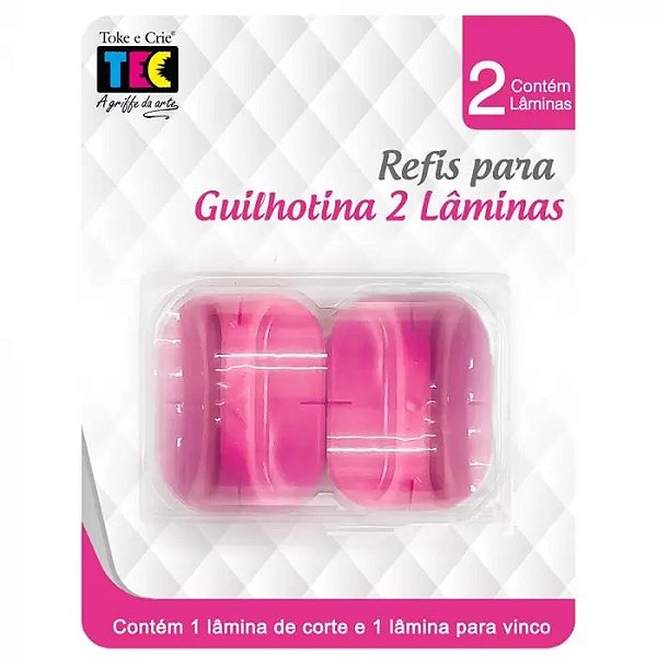 Refil para Guilhotina 2 Lâminas Corte e Vinco 31cm Toke e Crie 21882