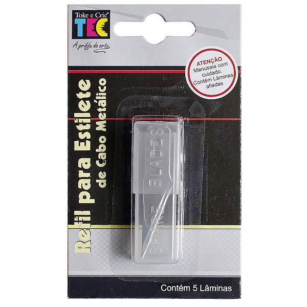 Refil para Estilete de Cabo Metálico Toke e Crie 1089