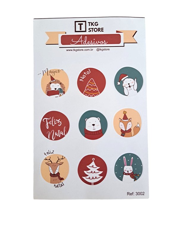 Adesivo Natal Mágico TKG Store 3002