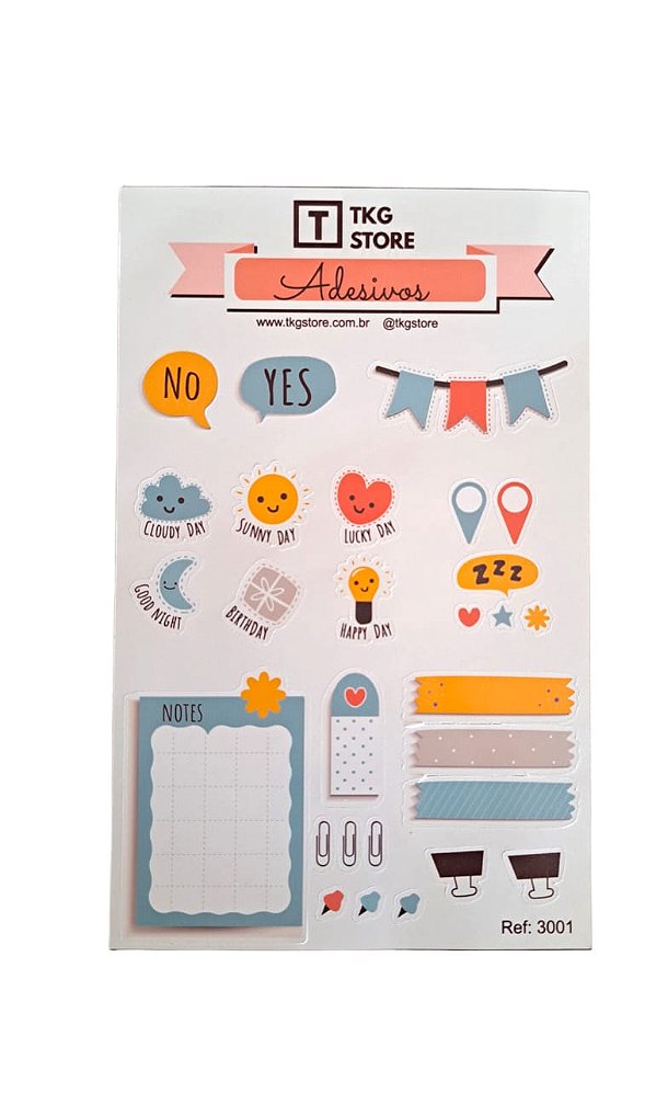 Adesivo Planner TKG 3001