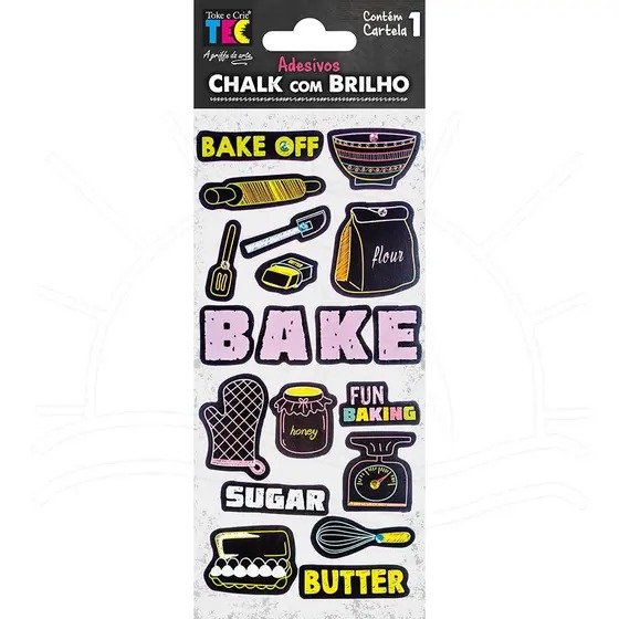 Adesivo Chalk Cozinha 17598 Toke e Crie
