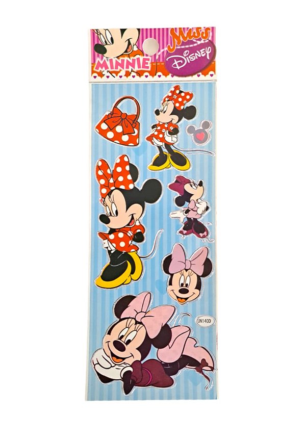 Adesivo Disney Minnie UN140D Azul