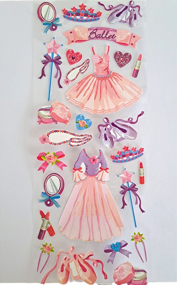 Adesivo Creative Ballet OK Scrapbook GLA0231