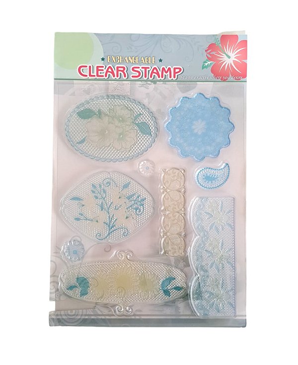 Carimbo de Silicone Rendas cs5004