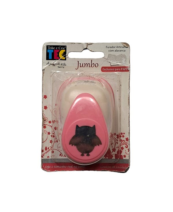 Furador Jumbo Toke e Crie Só Papel Coruja 16836 - OUTLET Avariado