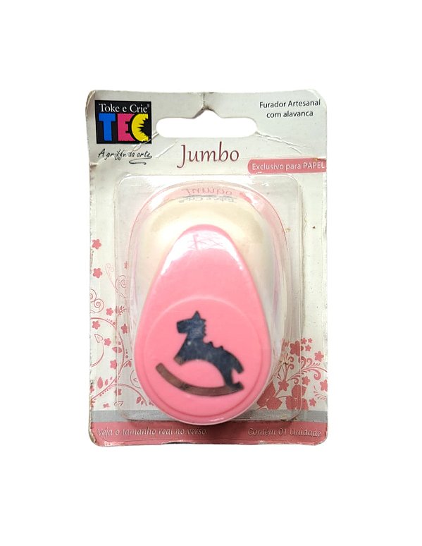 Furador Jumbo Toke e Crie Só Papel Cavalinho 20320 - OUTLET Avariado