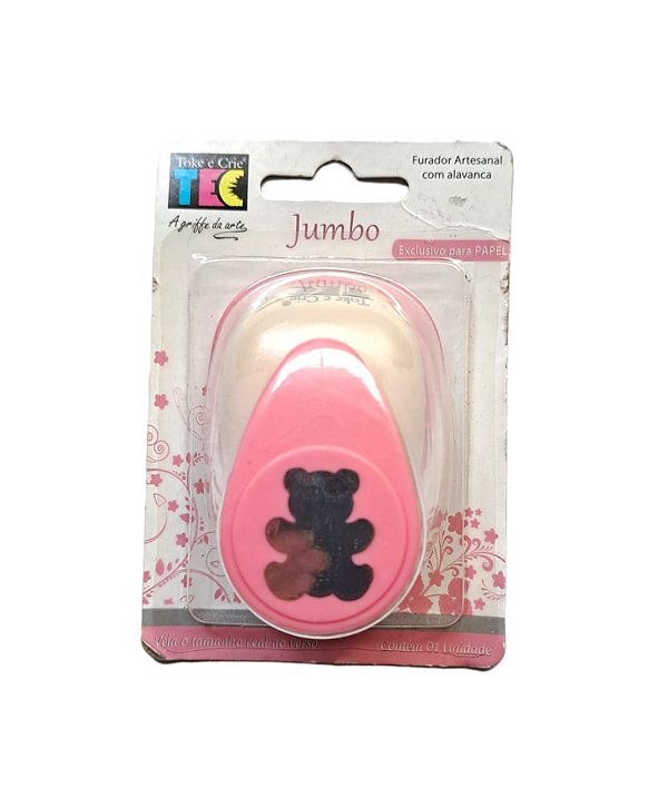 Furador Jumbo Toke e Crie Só Papel Urso 12266 - OUTLET Avariado