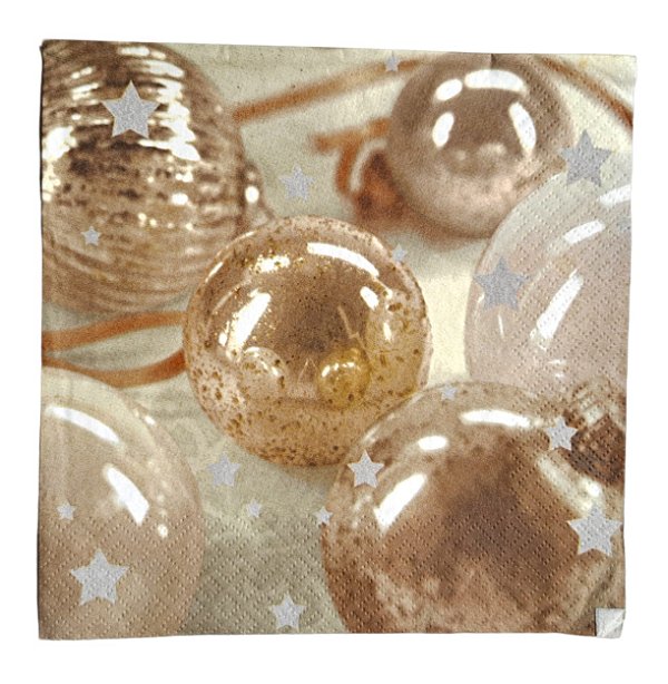 Guardanapo Decoupage Natal Bolas 232 com 4 unidades