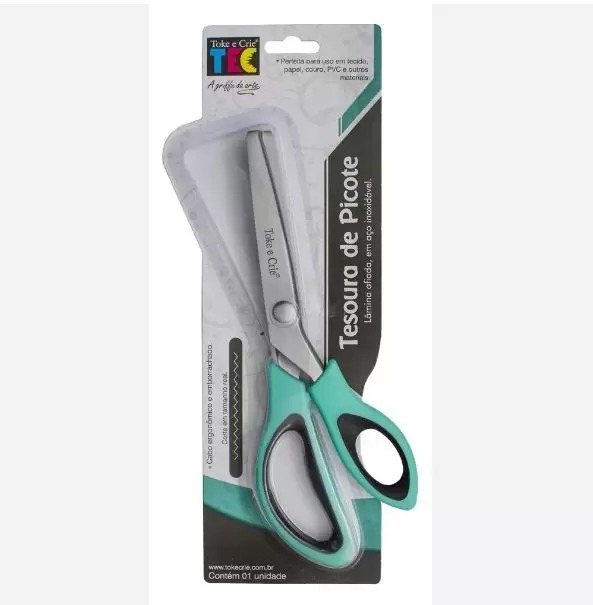 Tesoura de Picote Toke e Crie 8413