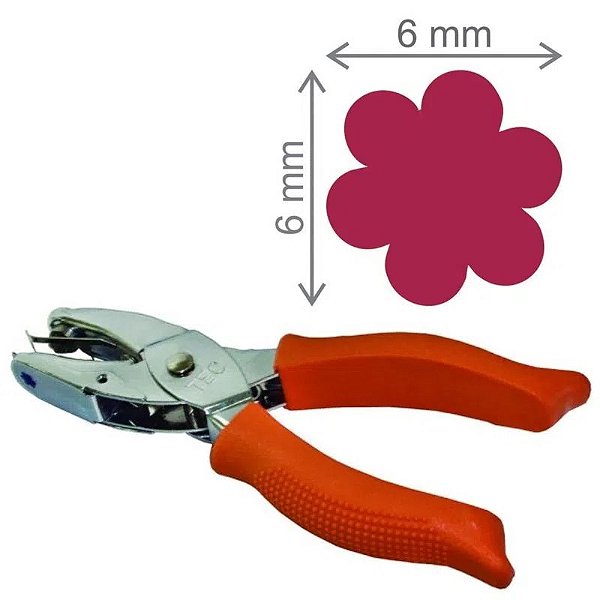 Furador Toke e Crie Alicate Flor 6mm Papel e EVA 6811