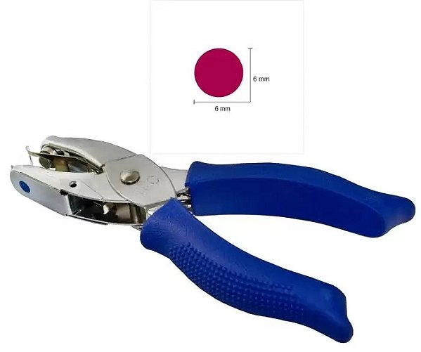 Furador Toke e Crie Alicate Circulo 6mm Papel e EVA 6809
