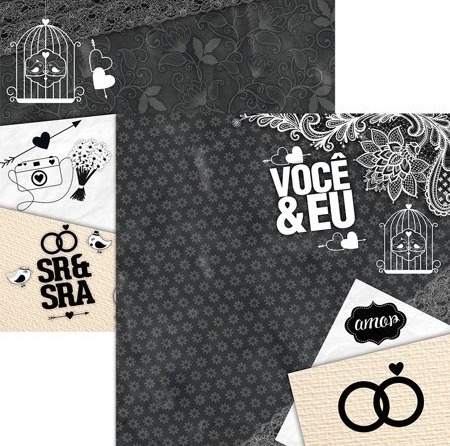 Folha Scrapbook Casamento Scraplover 0117 OK Scrapbook