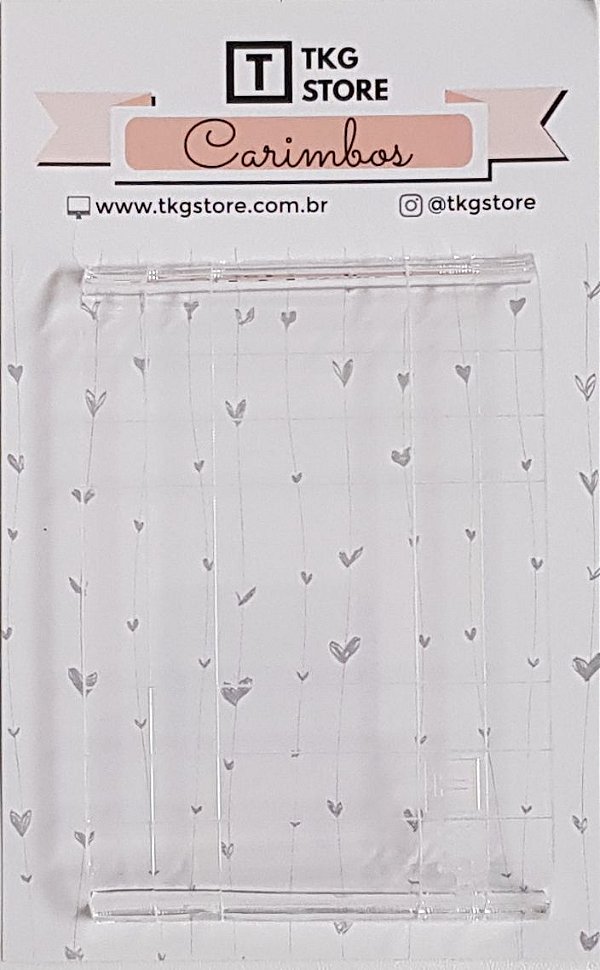 Base acrílica para Carimbo TKG Store 75x100x10mm - 2080
