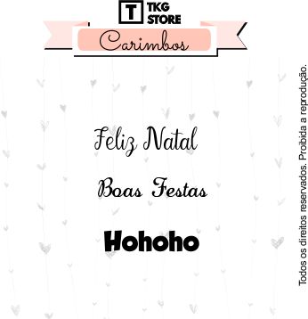 Carimbo Frases de Natal 2017