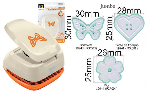 Furador Complexo com Relevo Jumbo Toke e Crie