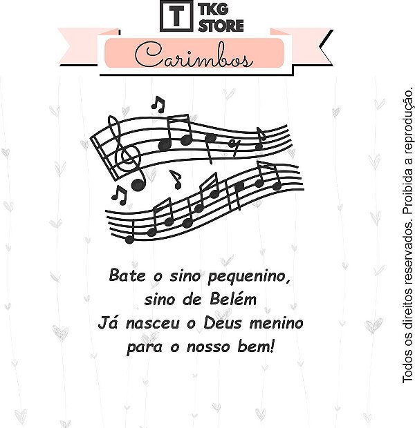 Carimbo Natal Mágico Nota Musical 2047
