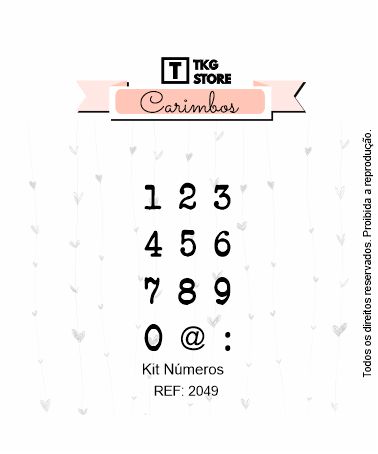 Carimbo Números TKG Store 2049