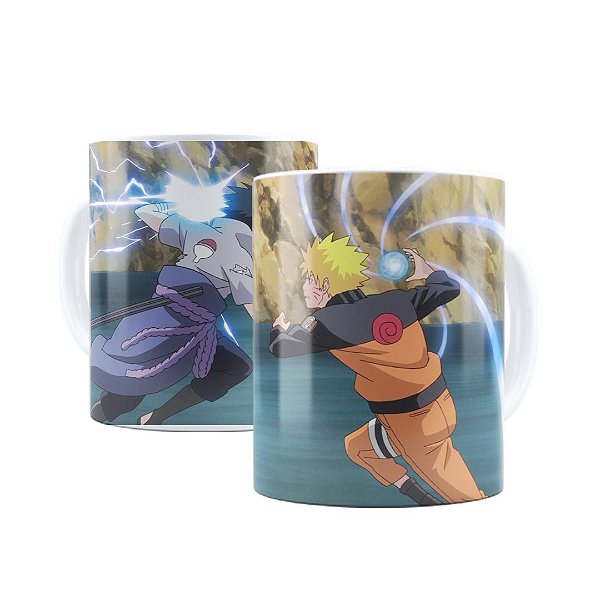 Caneca Naruto Sasuke Vale Do Fim