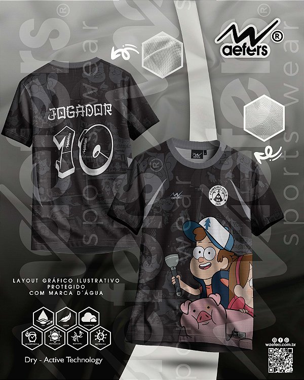Camisa  Gravity Falls