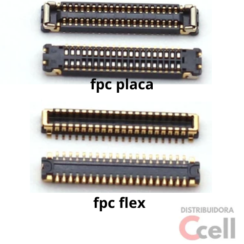 Conector FPC Xiaomi Redmi Note 8 Compatível com diversos Modelos Xiaomi 40 Pinos