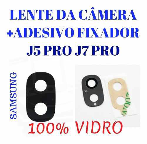 Lente Vidro da Camera Traseira Galaxy J7 Pro J730 J5 Pro J530