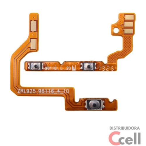 Cabo Flex Botão Power Interno Liga/Desliga E Volume Samsung A10S A107