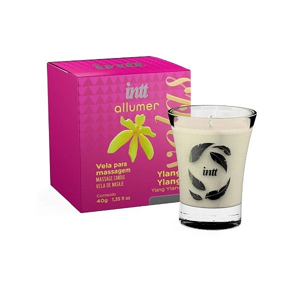 VELA PARA MASSAGEM HIDRATANTE ALLUMER YLANG YLANG 40G INTT